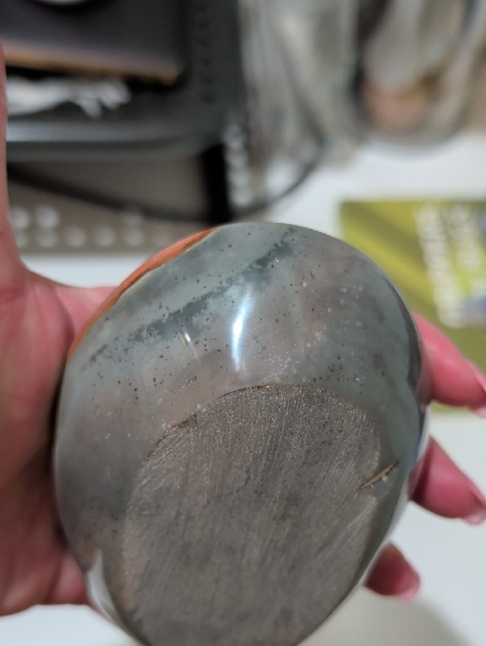 Polished Jasper Trinket Dish in Green - Picture 7 of 8